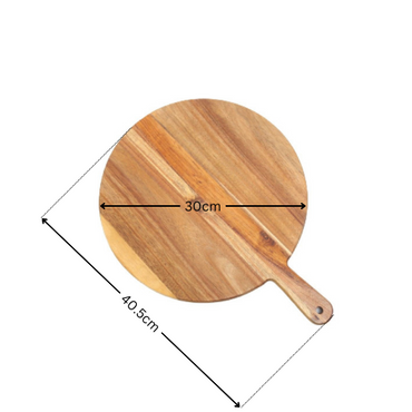 Acacia Wood Pizza Paddle Serving Board - Large - AHA SUPERSTORE