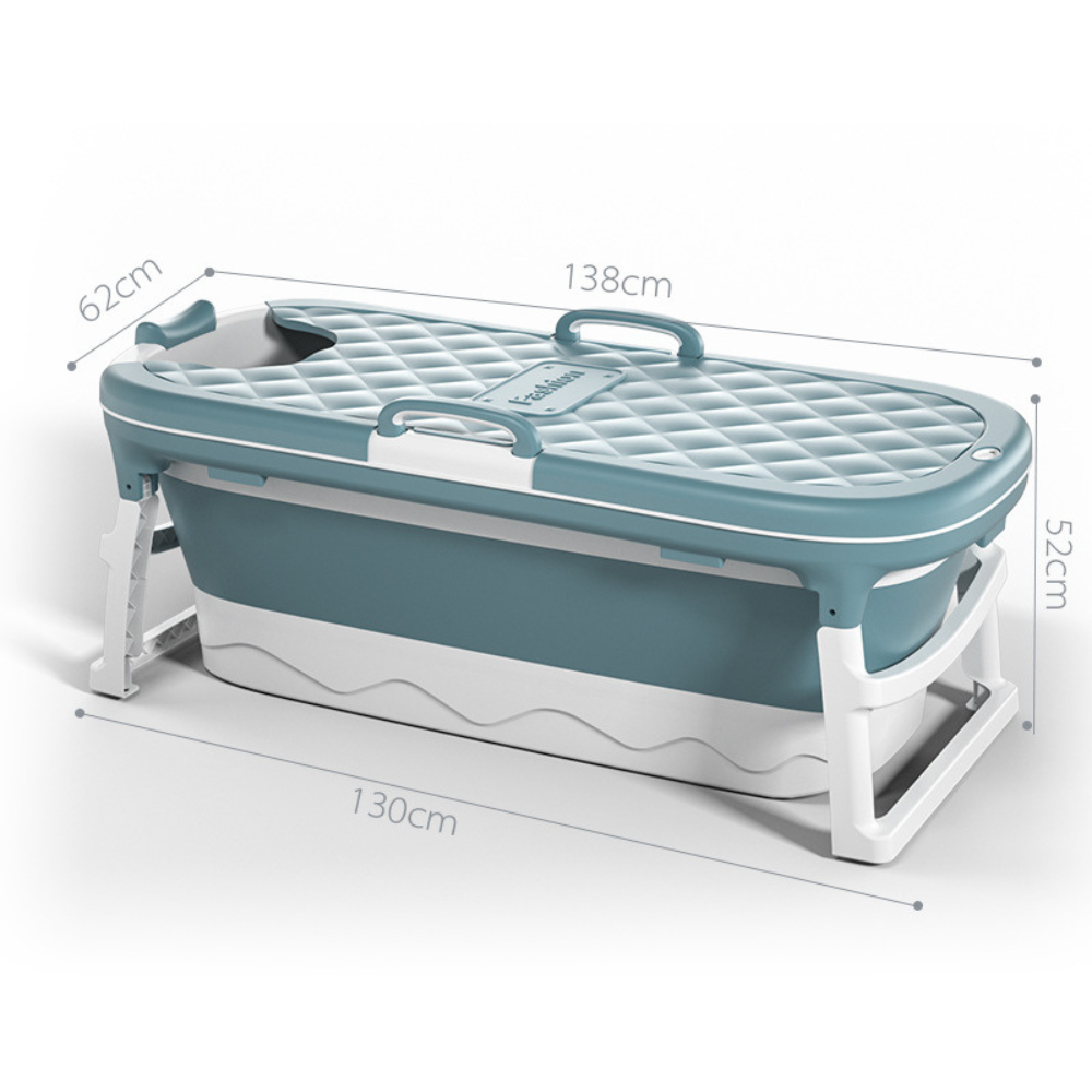 Adult Foldable Bath Tub - Medium 138 x 62 x 52 - AHA SUPERSTORE