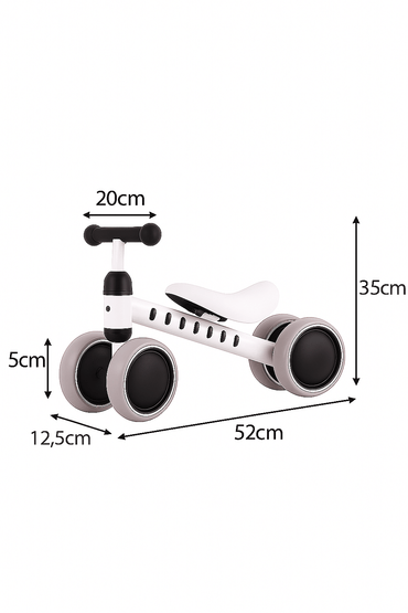 Mini Kids Balance Bike - Zebra - AHA SUPERSTORE