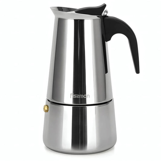 Coffee Maker 450ml for 9 Cups Stainless Steel