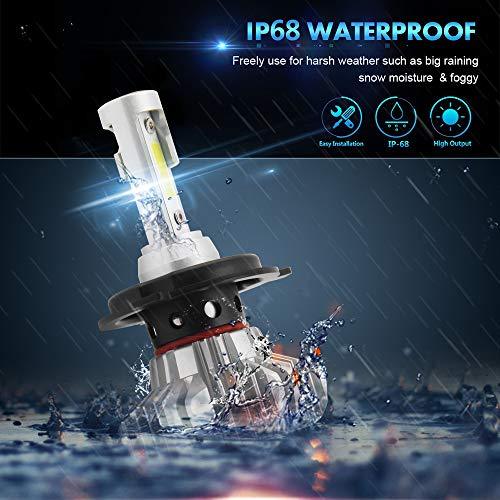 H4 LED Headlight Bulbs Conversion Kit - AHA SUPERSTORE