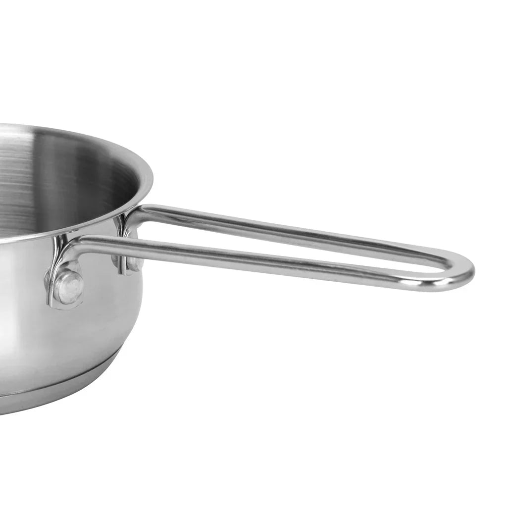 Saucepan GULLIVER 12x6cm 0.6 LTR with Glass Lid