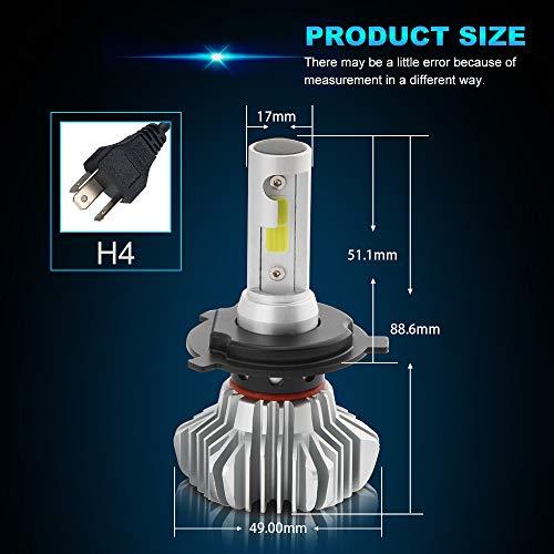 H4 LED Headlight Bulbs Conversion Kit - AHA SUPERSTORE