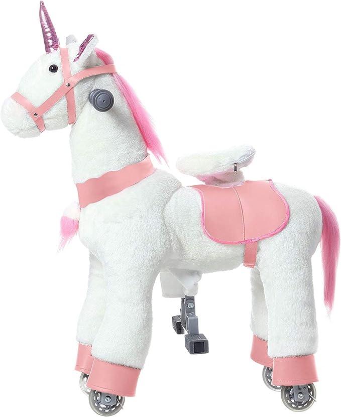 *DAMAGED BOX* Ride on Horse - Unicorn - AHA SUPERSTORE