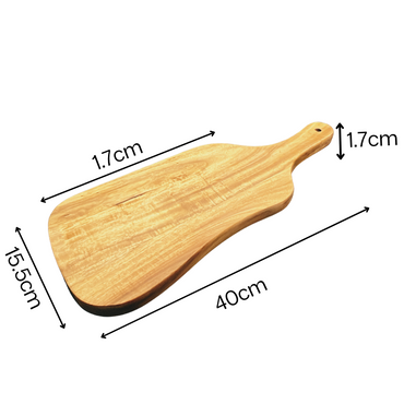 Acacia Wood Serving & Pizza Board with Handle - AHA SUPERSTORE