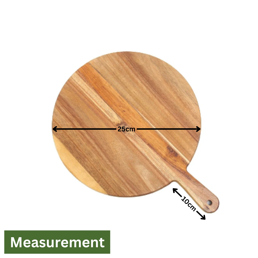 Acacia Wood Pizza Paddle Serving Board - Standard