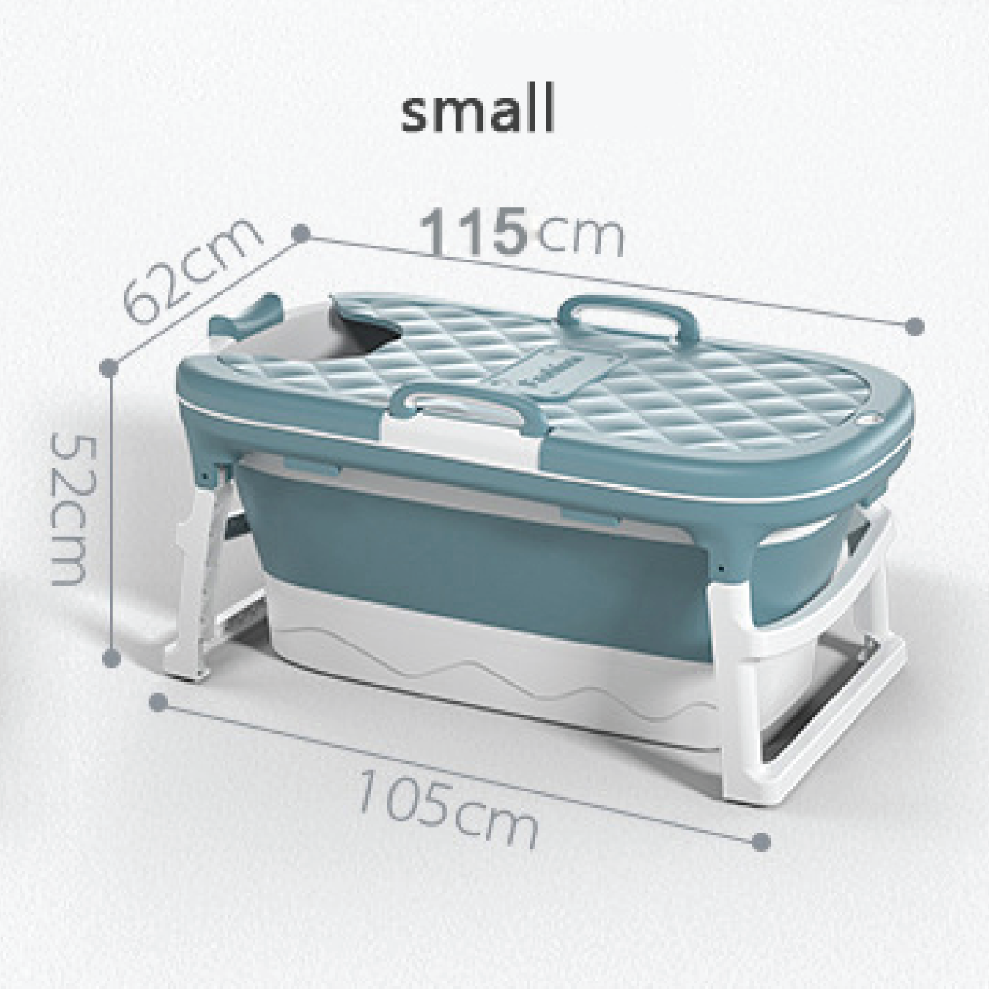 Adult Foldable Bath Tub - Regular 115 x 62 x 52 - AHA SUPERSTORE