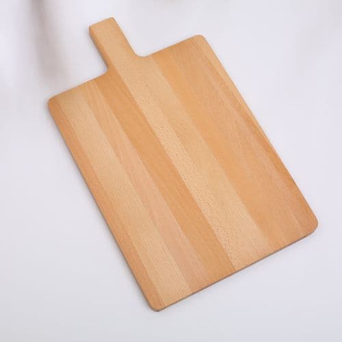 Beech Wood Serving & Pizza Board with Handle - AHA SUPERSTORE