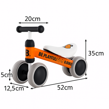 Mini Kids Balance Bike - Orange - AHA SUPERSTORE