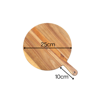 Acacia Wood Pizza Paddle Serving Board - Standard - AHA SUPERSTORE