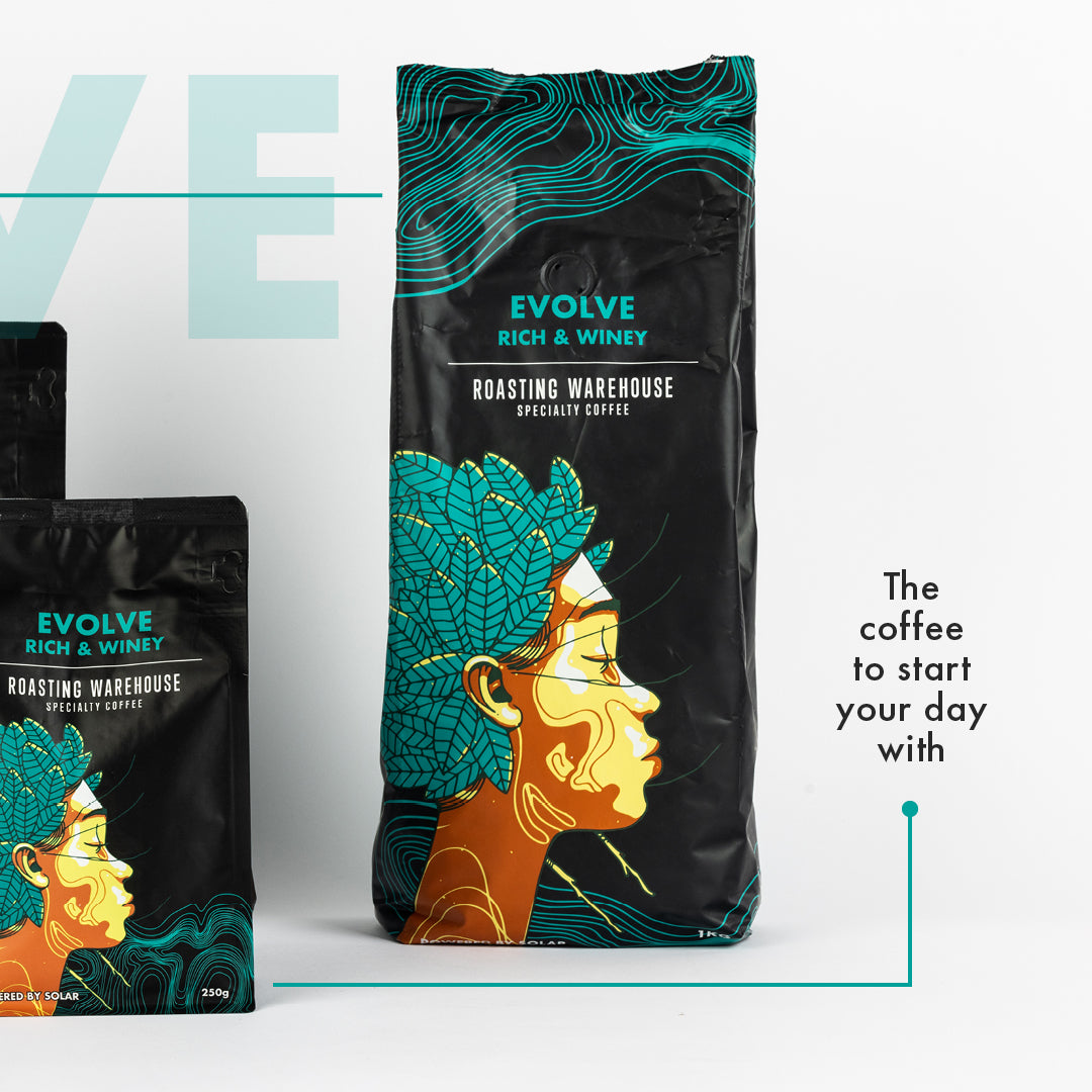 Evolve Dark Roast Coffee Blend – Bold Flavour with Chocolate, Honeycomb & Berry Notes - AHA SUPERSTORE
