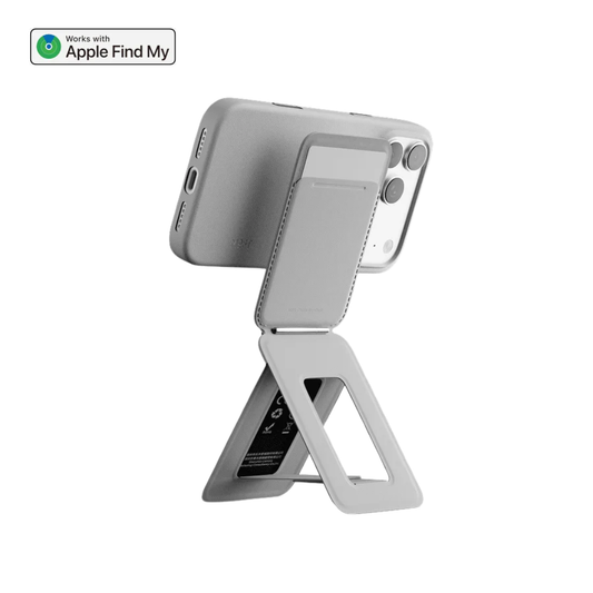 MOFT Trackable Tripod Wallet - 4-in-1 MagSafe Stand, Wallet, Find My Locator & Capture Button