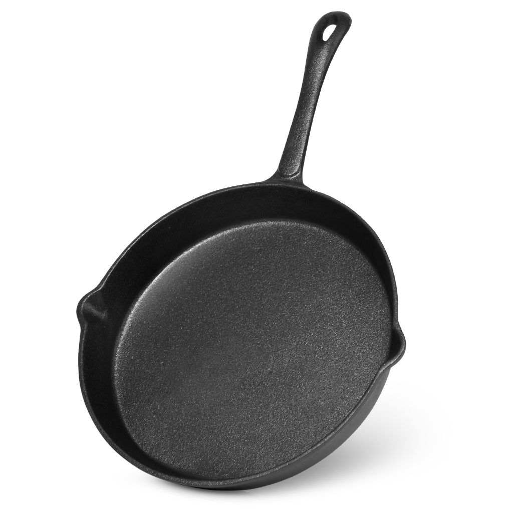 Cast Iron Non-Stick Frying Pan 25 x 4.6cm with Handle - Fissman Australia