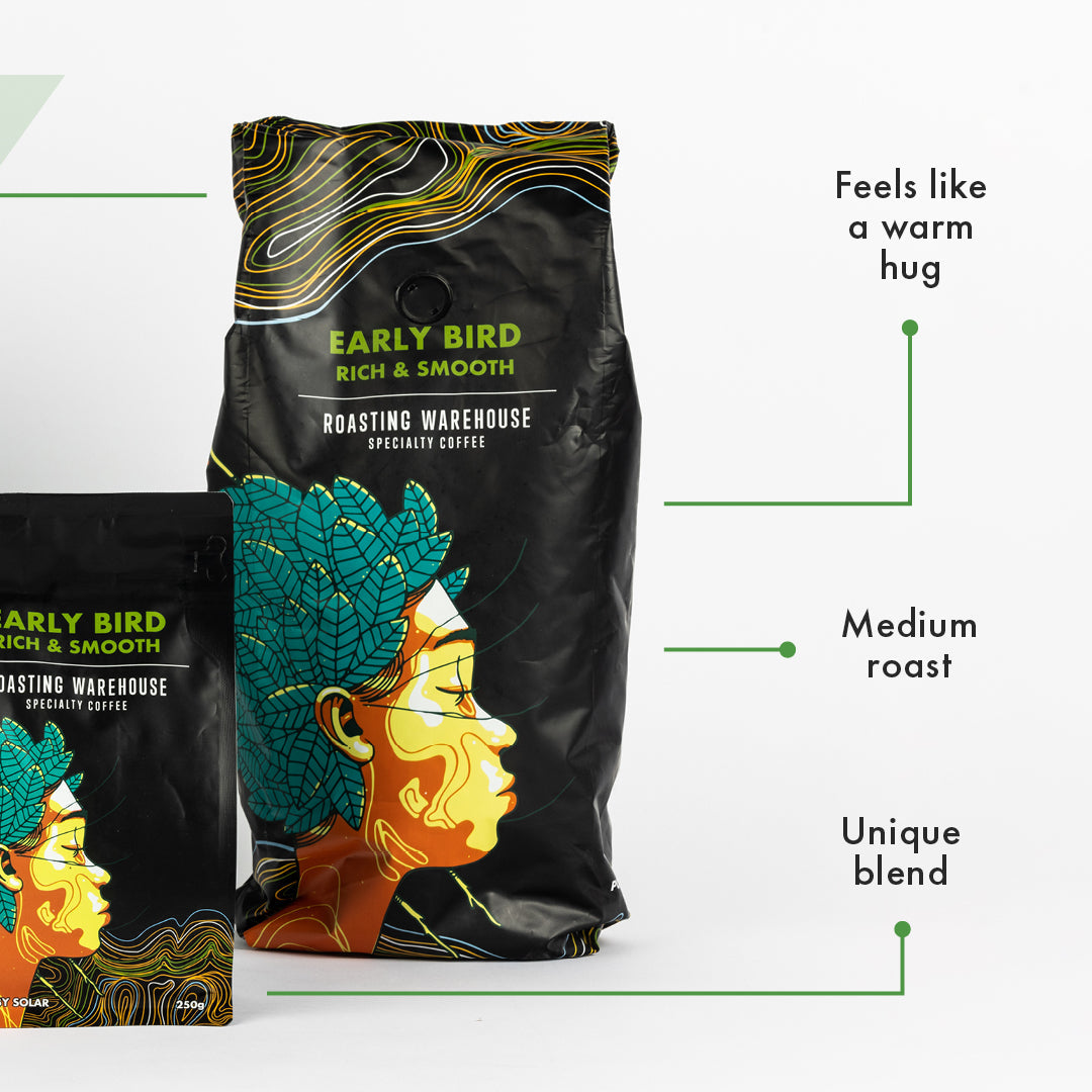 Early Bird Dark Roast Coffee – Rich, Nutty Flavour & Smooth Finish - AHA SUPERSTORE