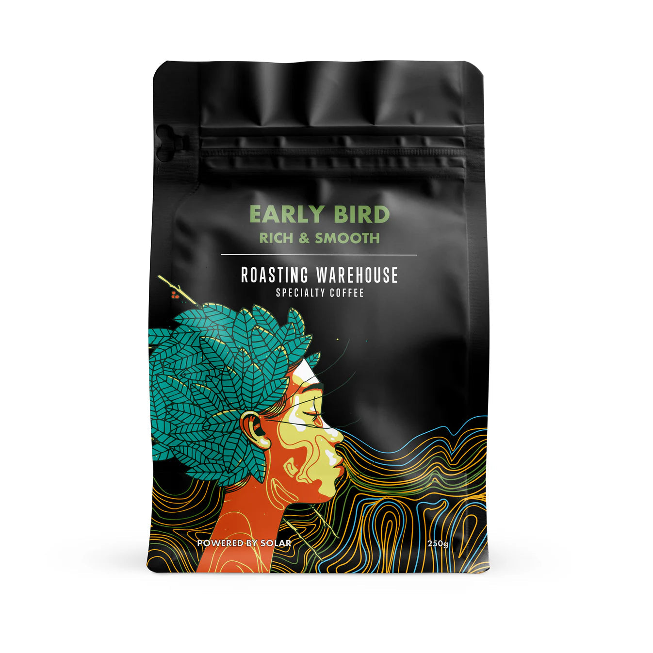 Early Bird Dark Roast Coffee – Rich, Nutty Flavour & Smooth Finish 250g / French Press / Plunger