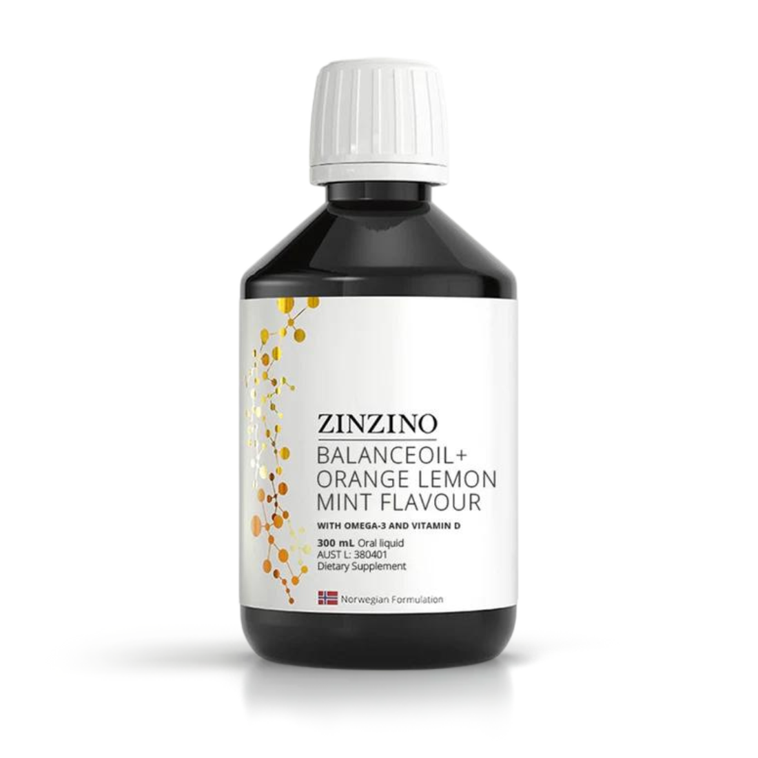 Zinzino BalanceOil+ Orange Lemon Mint Flavour 300ml - AHA SUPERSTORE