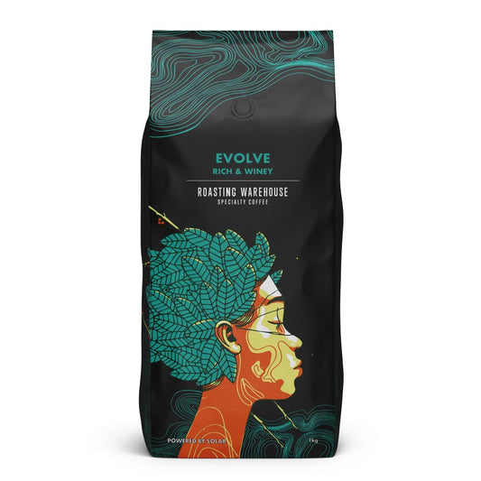 Evolve Dark Roast Coffee Blend – Bold Flavour with Chocolate, Honeycomb & Berry Notes 250g / Commercial Espresso