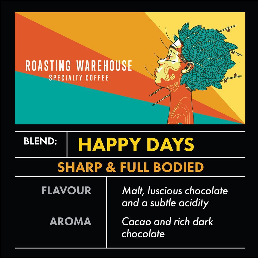 Happy Days Coffee Blend – Rich Chocolate & Malt Flavour - AHA SUPERSTORE