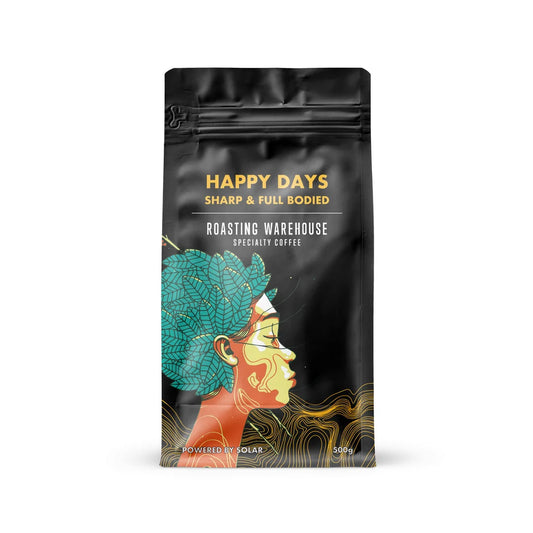 Happy Days Coffee Blend – Rich Chocolate & Malt Flavour 250g / Commercial Espresso