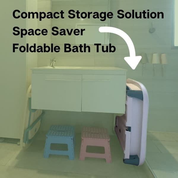 Kids Foldable Bath Tub - Deep Regular 80 x 58 x 44cm - AHA SUPERSTORE