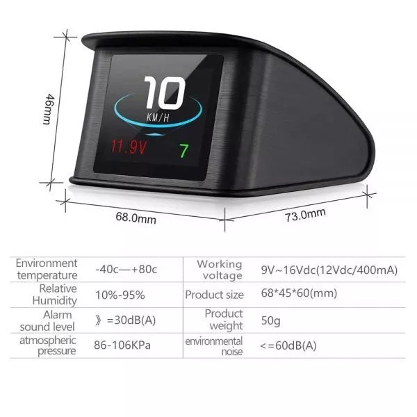 Street Guardian Digital Speed Display (GPS Type) - AHA SUPERSTORE