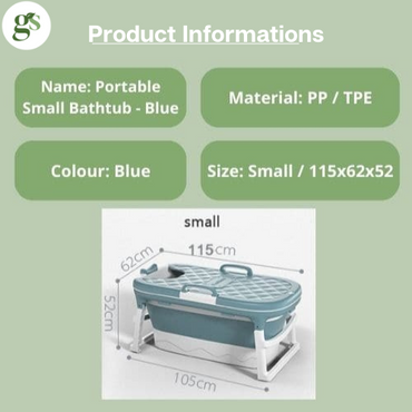 Adult Foldable Bath Tub - Regular 115 x 62 x 52 - AHA SUPERSTORE