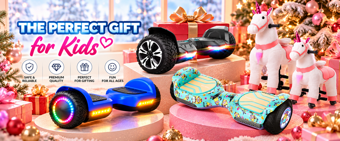 Best Christmas Gifts for Kids 2026: Hoverboards, Electric Scooters & Ride-On Horses