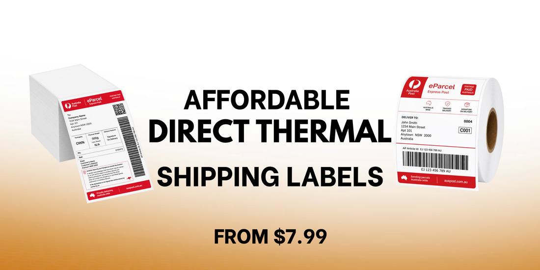 Direct Thermal Shipping Labels: 2026 Price Comparison (AHA vs InkStation, Stanley Packaging, Avery, Munbyn, Ausprint & Peacock Bros)