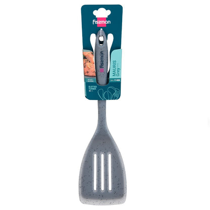 Silicone Slotted Turner Grey - 32cm