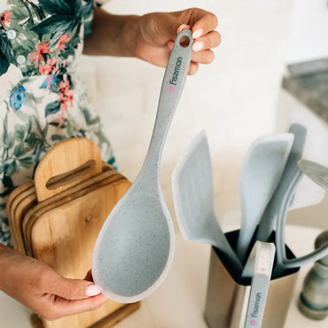 Serving Spoon Grey 30cm - MAURIS Series - Fissman Australia