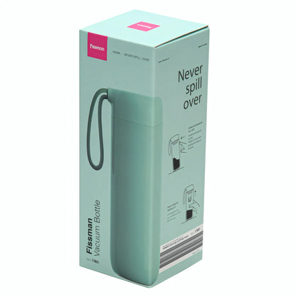 Thermal Infuser Flask Vacuum Stainless Steel Bottle 400ml Never Spill Over
