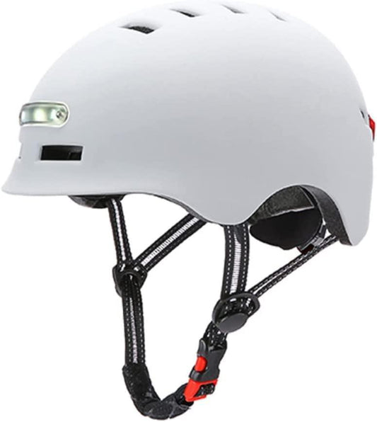 Smart LED Helmet - White