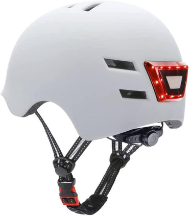 Smart LED Helmet - White