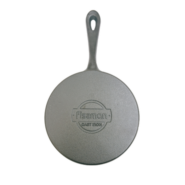 Non-Stick Cast Iron Crepe Pan 22cm Long Handle - Durable, Easy-Clean - Fissman Australia