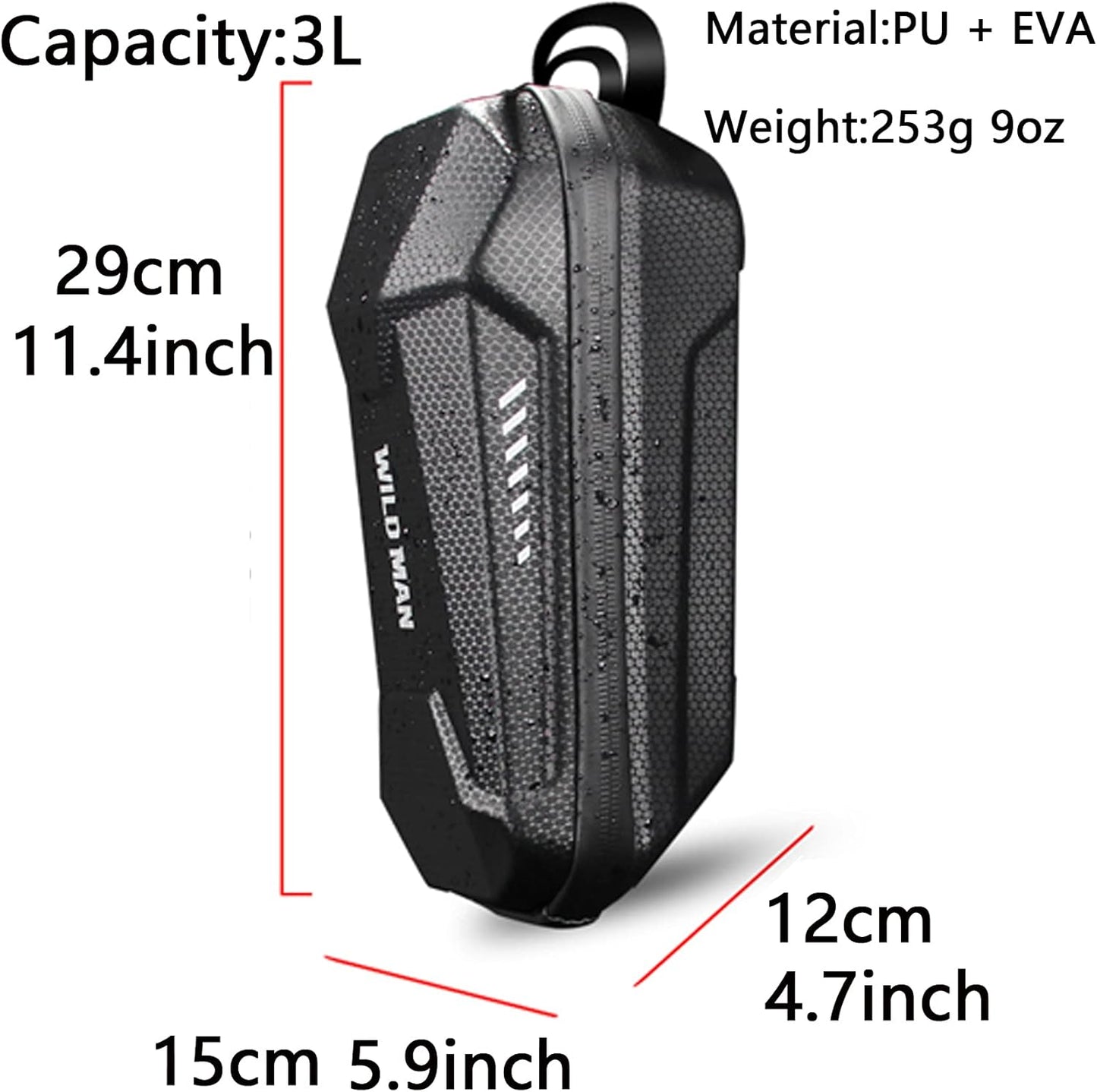 3L storage bag dimensions 