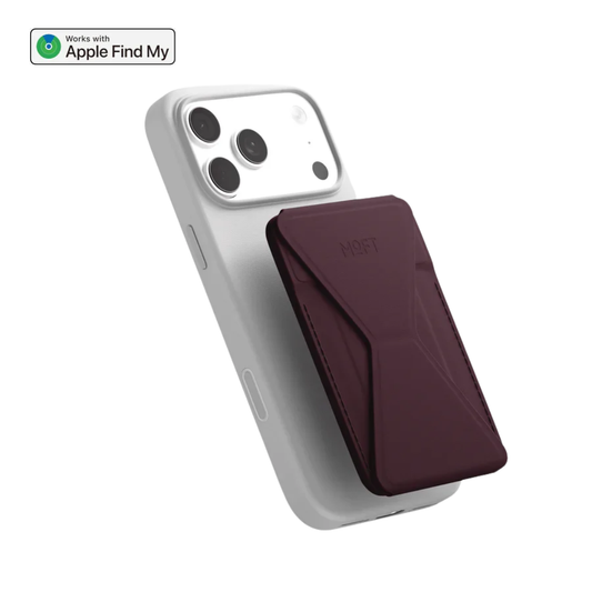 MOFT Trackable Snap-On Phone Stand & Wallet - MagSafe Compatible with Apple Find My