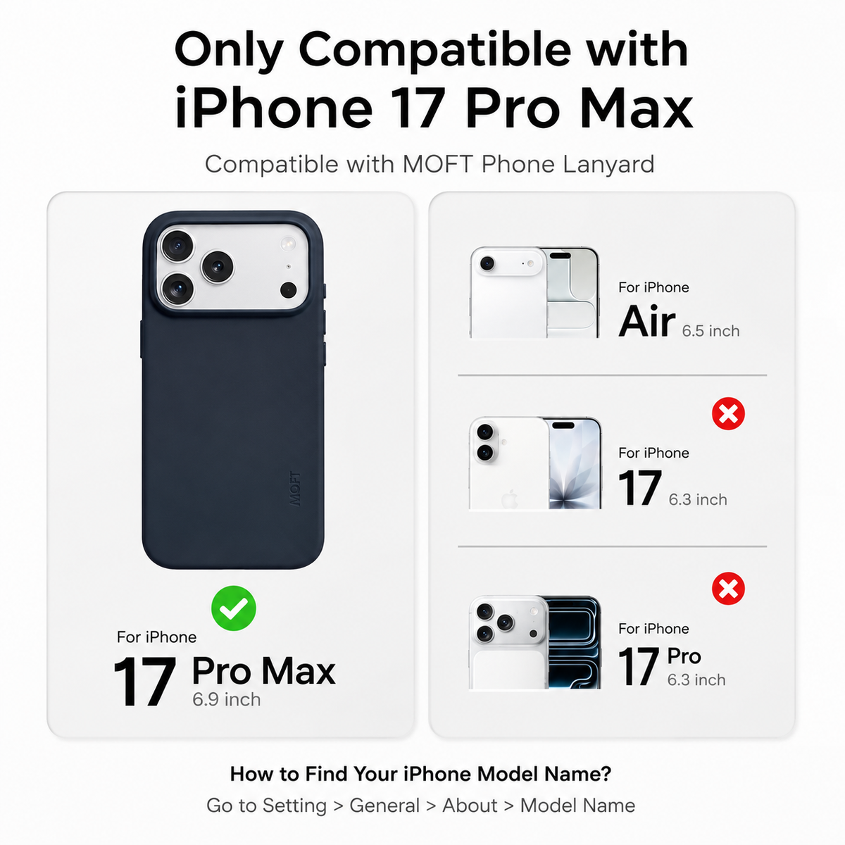 MOFT Snap Phone Case - iPhone 17 Pro Max