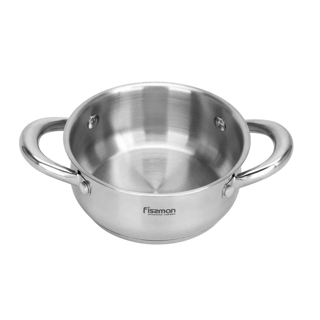 Mini Cooking Pot GULLIVER 14x6cm / 0.9 LTR with Glass Lid