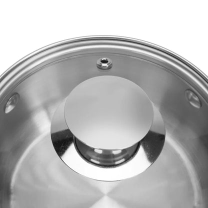Mini Cooking Pot GULLIVER 14x6cm / 0.9 LTR with Glass Lid