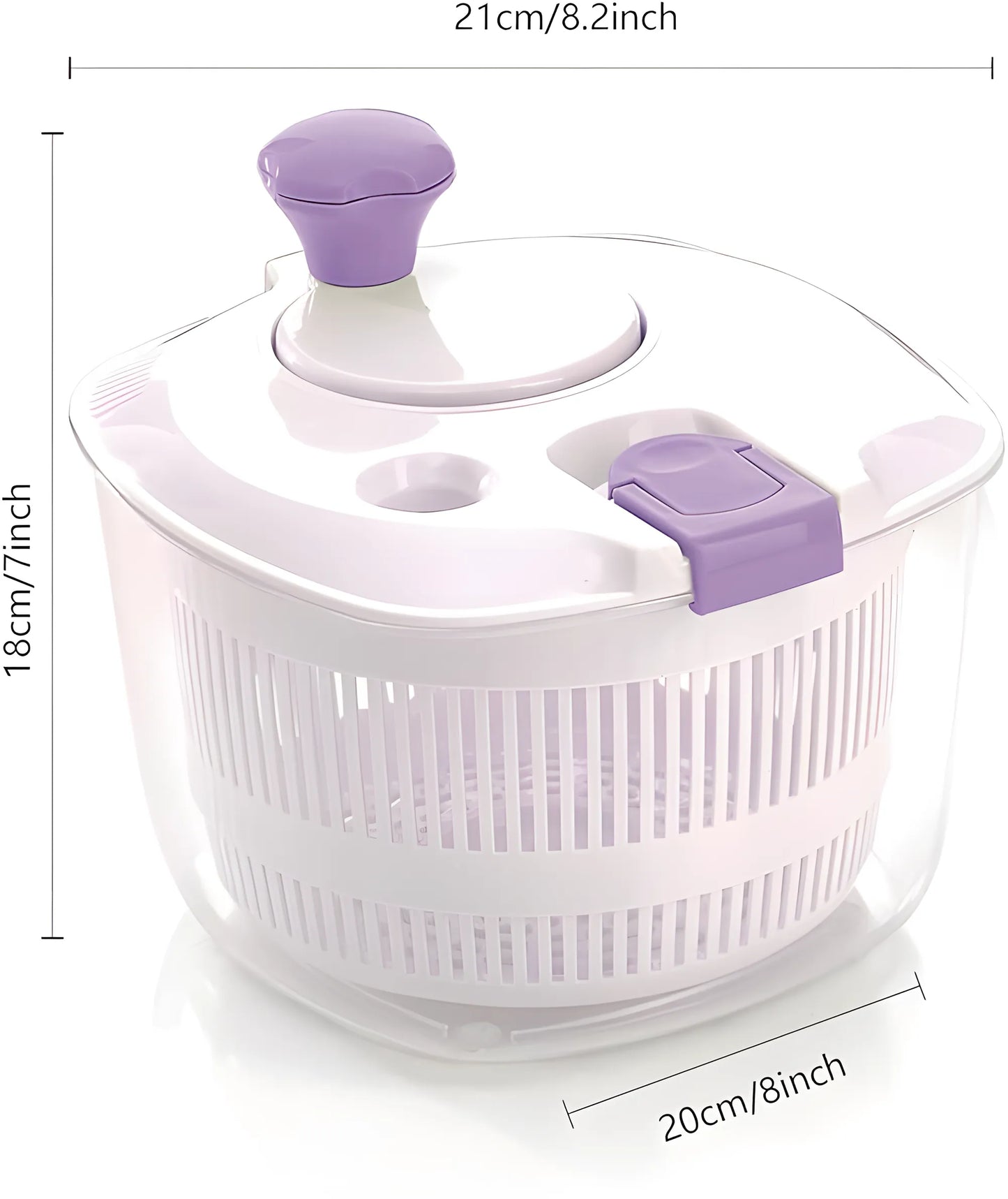 Salad And Herb Spinner 21.5cm x 17cm x 19cm / 2.5L