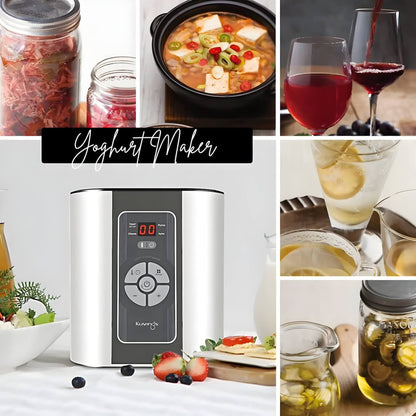Kuvings Smart Yogurt Maker with 4 Hour Rapid Yogurt Mode