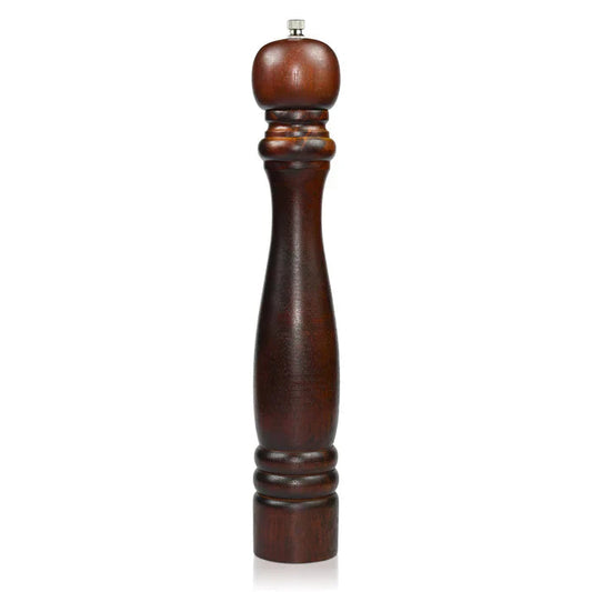 Pepper Mill 35 x 6cm Wooden Body with Zinc Alloy Grinder