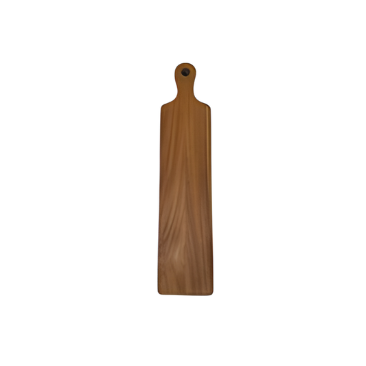 Acacia Wood Paddle Serving Board With Handle - Rectangular