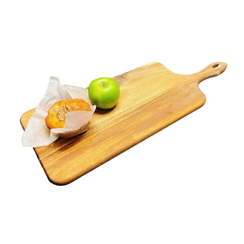 Acacia Wood Cutting Board with Handle