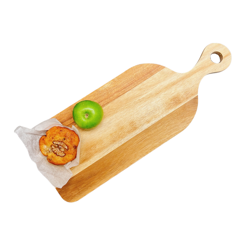 Acacia Wood Cutting Board with Handle