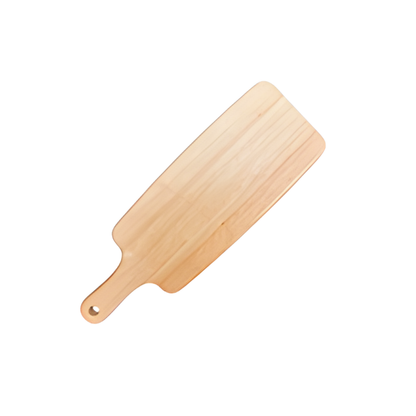 Eco-Friendly Tropical Hardwood Serving And Pizza Board With Handle