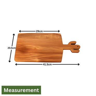 Acacia Wood Serving & Pizza Board with Handle