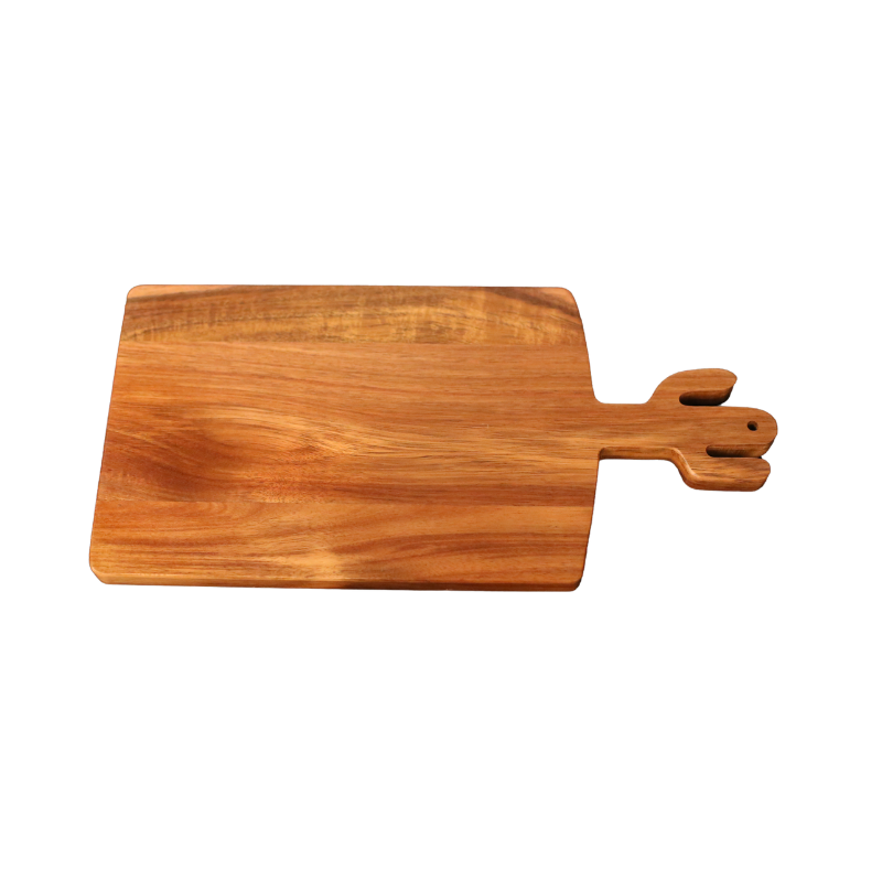 Acacia Wood Serving & Pizza Board with Handle