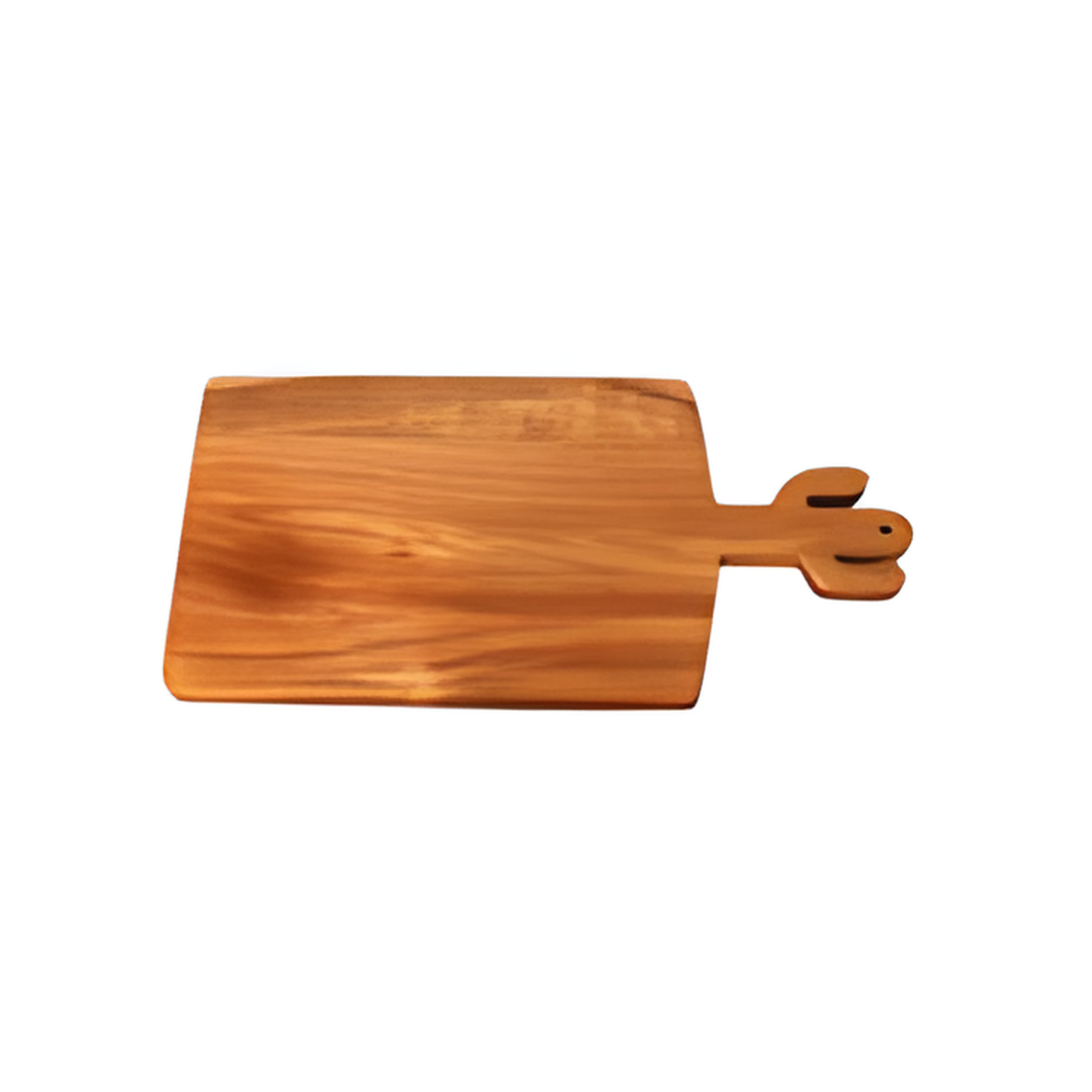 Acacia Wood Serving & Pizza Board with Handle