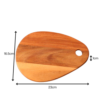 Acacia Wood Droplet Serving & Cutting Board